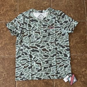 Burlebo Youth XLarge 14/16 Retro Duck Camo T-Shirt. New With Tags.